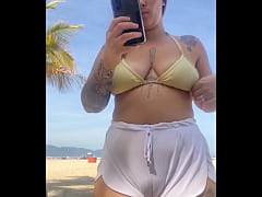 Play MP4 - Nem percebi que esse shorts est&aacute; marcando a minha Xota