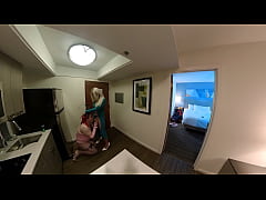 Play MP4 - Sexy Trans Woman Sucking Crossdresser Cock in Kitchen VR