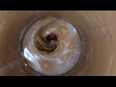 Play MP4 - Precum squirting in my pussy toy Camera In Vagina 4k&period; Extreme close up&excl;