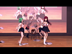 Play MP4 - Ayame Marine Rushia Chloe Striptease Rollin MMD by Hisapi