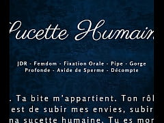 Play MP4 - Sucette Humaine - French audio oral fixation cum hungry