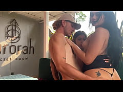 Play MP4 - HOT THREESOME WITH MY BOYFRIEND AND THE HORNY RECEPTIONIST - MIA MONTIELTH