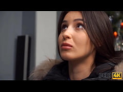 Play MP4 - DEBT4k&period; Husband wont solve hot debtors problems still sex will do it
