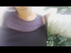 Play MP4 - OUTDOOR&excl;&excl; without panty and pee on the grass&excl;&excl;i don t care about the neighbours