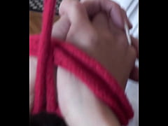 Play MP4 - Hands tied above her head&comma; Candie's ready for whatever I bring - that bulge isn't hiding anything