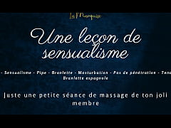 Play MP4 - Une le&ccedil;on de sensualisme - french audio solo gentle handjob praises