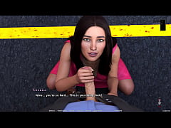 Play MP4 - Race of Life - ep 11 &vert; Busty brunette blowing in public