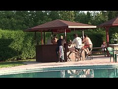 Play MP4 - Dirty redhead My cant get enough of cock in her arse and muff outside