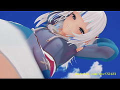 Play MP4 - noVR mmd Gura Dance 3d hololive Hentai