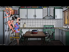 Play MP4 - Jenny caught an exhibitionist and helped him cum on her tits&period; Hentai Game