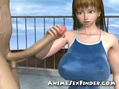 Play MP4 - 3D Teen Gives Handjob&excl;