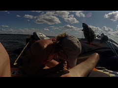 Play MP4 - HOT athletic couple have SEX on a jetski in the middle of a lake