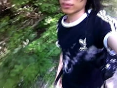 Play MP4 - Jon Arteen pissing pee outside&period; Twink flirting in a gay cruising park&period; Sexy slim boy in Adidas sportwear