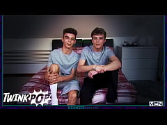 Play MP4 - Callum And Cole Flip Fuck Each Other While Horny Stud Dante Colle Enjoys The Show - TWINKPOP