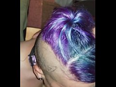 Play MP4 - Deepthroating a hard cock at home