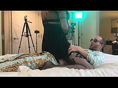 Play MP4 - Goth TS Cowgirl Fucked