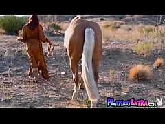 Play MP4 - Petite big boobed redhead beauty Odette Fox reveals her pussy on back