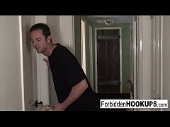 Play MP4 - Delivery guy hooks up with his step sister&excl;