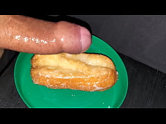 Play MP4 - Unloading my sweet Sperm over this delicious maple bar&period; Yummy&excl;&excl;&excl;