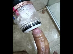 Play MP4 - POV Big Uncut Cock Camilo Brown Using An Automatic Masturbation Toy To Get An Intense Cumshot Orgasm