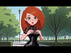 Play MP4 - Redhead Cartoon Girl Sexy Black Lingerie Try On Haul Ai