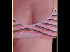 Play MP4 - Wifey amazes in printed sports bra