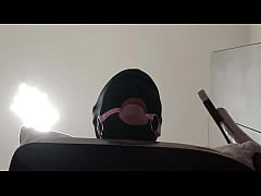 Play MP4 - Preview - Tied up&comma; blindfolded and ballgagged milf gets fucked in her mouth&comma; pussy and ass