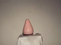 Play MP4 - giant butt-plug makes him cum
