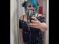 Play MP4 - cute big titty goth girl hair&excl; - Kyra Hellfire