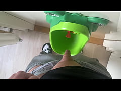 Play MP4 - Guys with a tiny little dick have to use a potty to pee