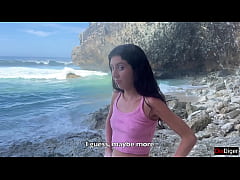 Play MP4 - Stuck with a stranger on a desert island and started fucking to not waste time - Creampie