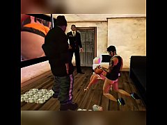 Play MP4 - Fucking big booty creami in the trap while homies watching