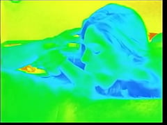 Play MP4 - 1193878 Busty brunette gives BJ and gets facial on bed