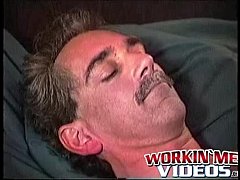 Play MP4 - Mature dude Rick wanks his hard dick while moaning in joy