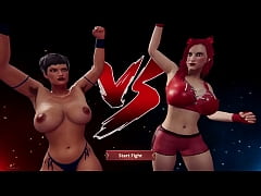 Play MP4 - Furia VS Ruby &lpar;Naked Fighter 3D&rpar;