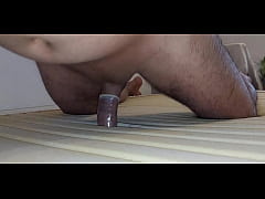 Play MP4 - I fuck the hole in the mattress with a condom and ejaculate sperm in it