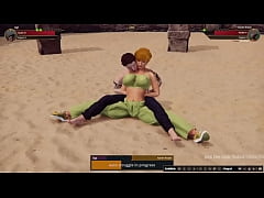 Play MP4 - Gigi VS Karen Krash &lpar;Naked Fighter 3D&rpar;