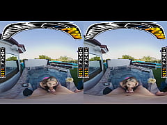 Play MP4 - VIRTUAL PORN - Kimberly Snow Notices Johnny's Boner In The Hot Tub & Can't Resist Getting A Taste Of It