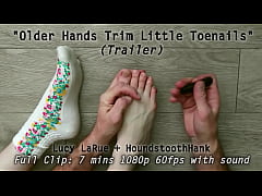 Play MP4 - Older Hands Trim Little Toenails