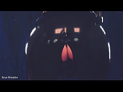 Play MP4 - Hot Rubber Big Ass MILF Teasing in Shiny Clothes