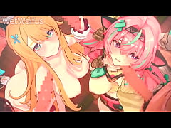 Play MP4 - Escoffier and Varesa Double Fuck Special - Genshin Impact Hentai