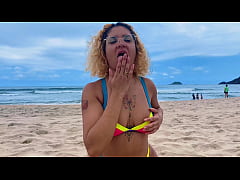 Play MP4 - Sexo na praia - levei a loira pro meio das pedras e comi ela com o pau cheio de areia