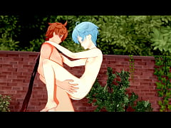 Play MP4 - Genshin Impact Yaoi - Tartaglia x Chongyun HardSex - Sissy crossdress Japanese Asian Manga Anime Game Porn Gay