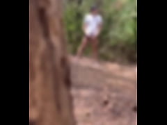 Play MP4 - Boy caught peeing in the woods