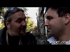 Play MP4 - Old boy takes a walk in the amsterdam redlight district