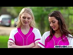 Play MP4 - Busty Athena Palomino licks and tribs her way into the team