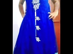Play MP4 - Indian Gay Crossdresser Gaurisissy xxx sex in Blue Lehanga