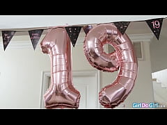 Play MP4 - Strappy birthday to my sweet super hot 19yo teen stepniece