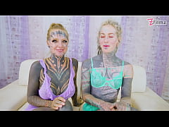 Play MP4 - Threesome Tattooed TEENS World Champion Facial and Gaping Hard Fuck