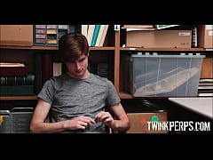 Play MP4 - Young Straight Twink Caught Shoplifting Fucked By Gay Bear Officer For No Charges